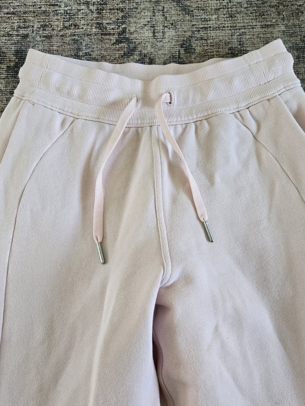 Lululemon Scuba High-Rise Jogger Pants Fleece 28" Pink Mist Sweatpants Size 2 - Picture 5 of 10